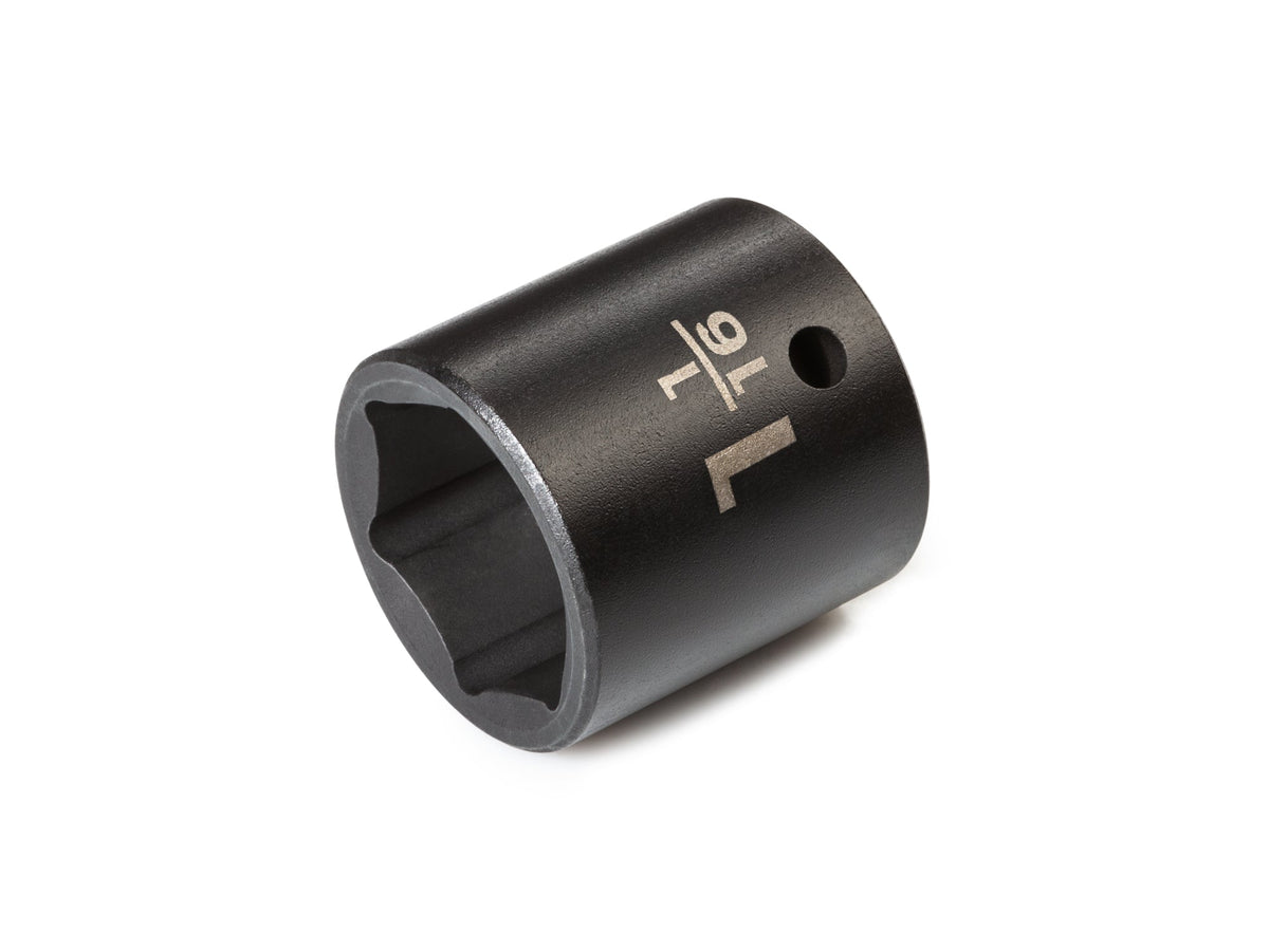 1/2 Inch Drive x 1-1/16 Inch Shallow 6-Point Impact Socket