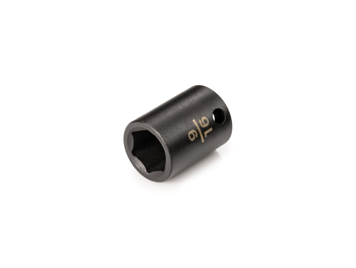 3/8 Inch Drive x 9/16 Inch Shallow 6-Point Impact Socket