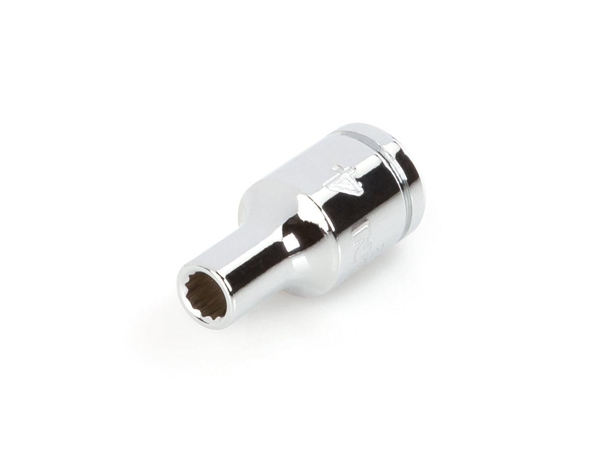 1/4 Inch Drive x 4 mm Shallow 12-Point Socket