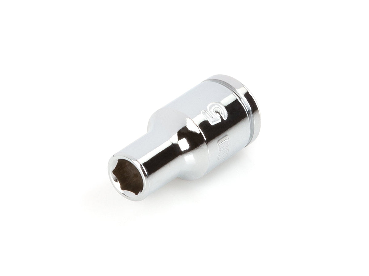 1/4 Inch Drive x 5 mm Shallow 6-Point Socket