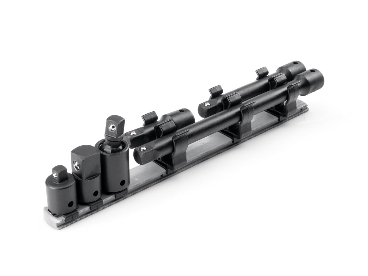 1/2 Inch Drive Impact Extension and Accessory Set with Rail (6-Piece)