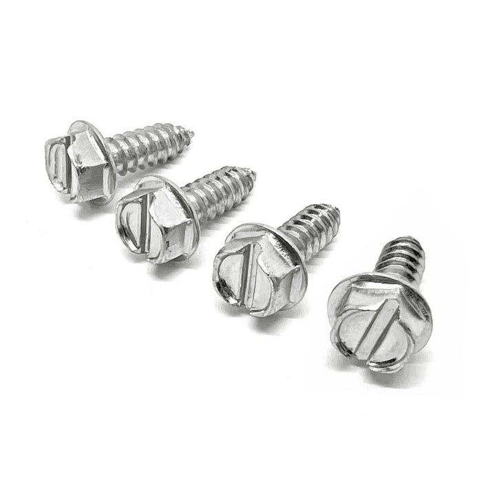 #14x3/4" Stainless Steel Slotted Hex Washer Head Self Tapping Sheet Metal Screws