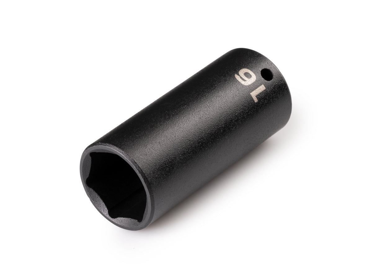 1/4 Inch Drive x 16 mm Deep 6-Point Impact Socket