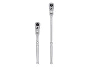 3/8 Inch Drive Flex Head Quick-Release Ratchet Set, 2-Piece (8, 12 in.)