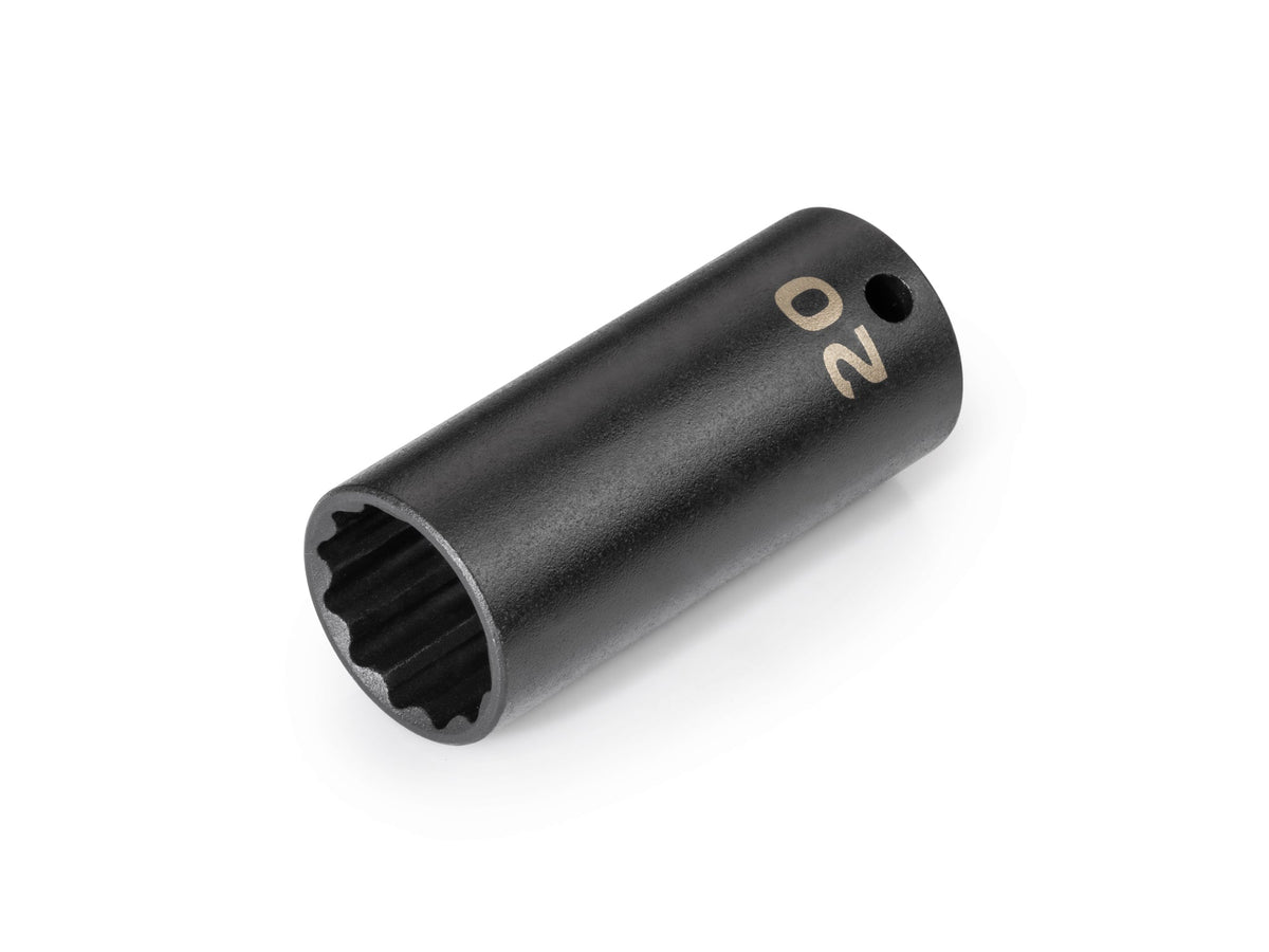 3/8 Inch Drive x 20 mm Deep 12-Point Impact Socket