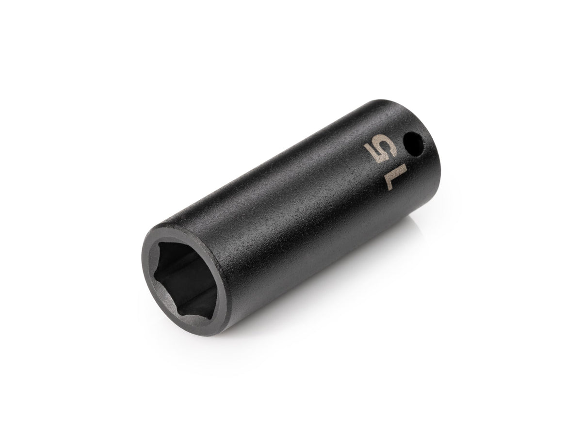 3/8 Inch Drive x 15 mm Deep 6-Point Impact Socket