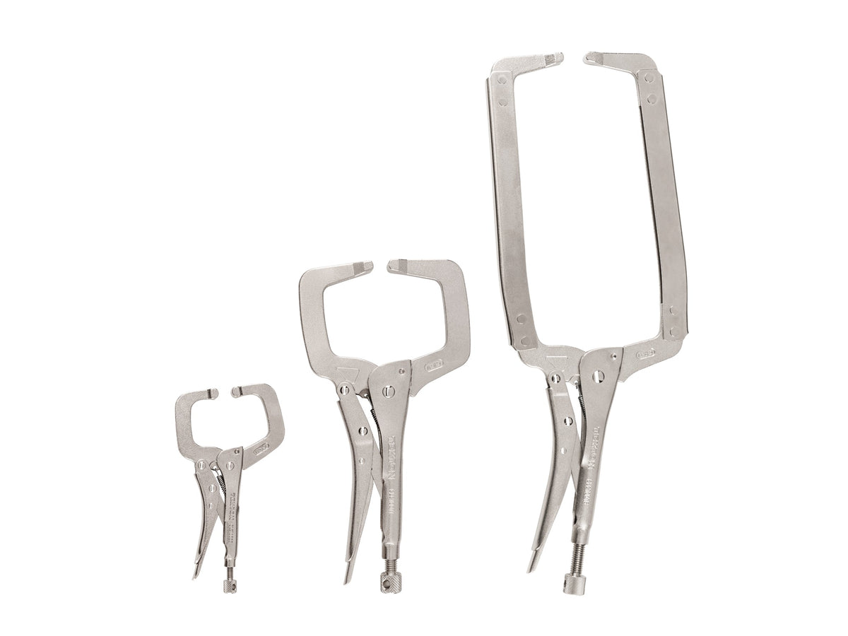 Locking C-Clamp Set (3-Piece)
