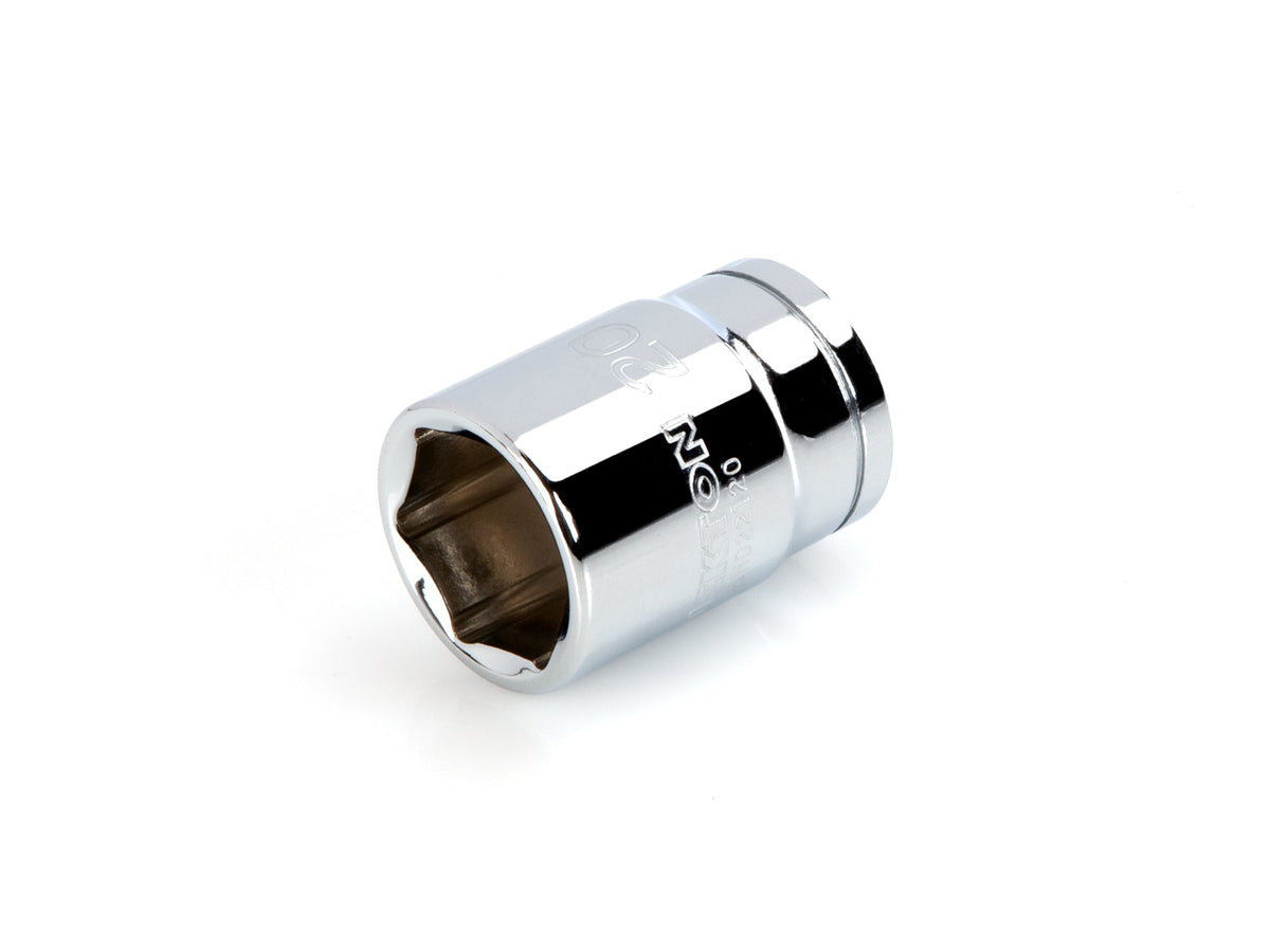 1/2 Inch Drive x 20 mm Shallow 6-Point Socket