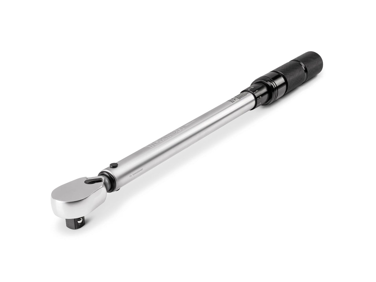 1/2 Inch Drive 90-Tooth Dual-Direction Micrometer Torque Wrench (40 - 200 ft-lb)