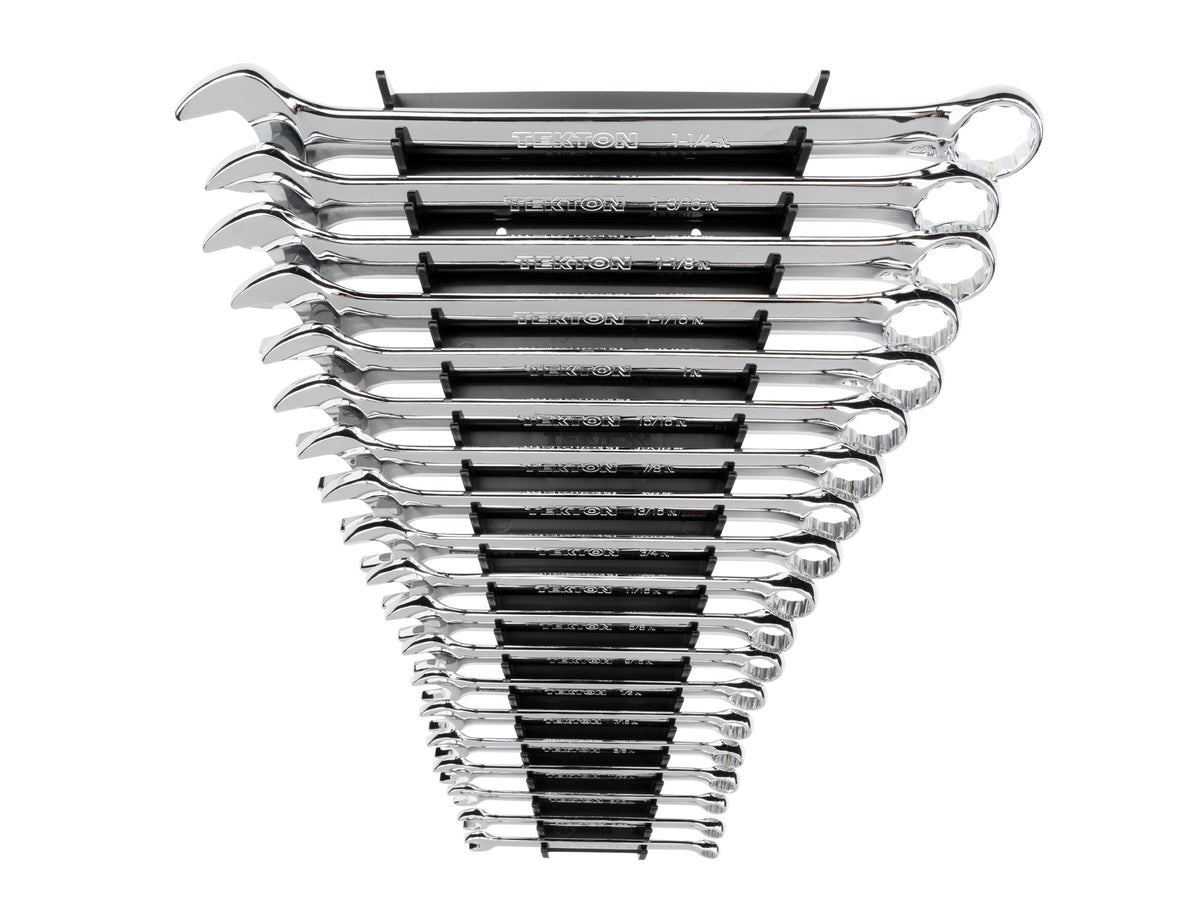 Combination Wrench Set with Rack, 19-Piece (1/4 - 1-1/4 in.)