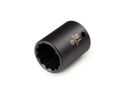 1/4 Inch Drive x 9/16 Inch Shallow 12-Point Impact Socket