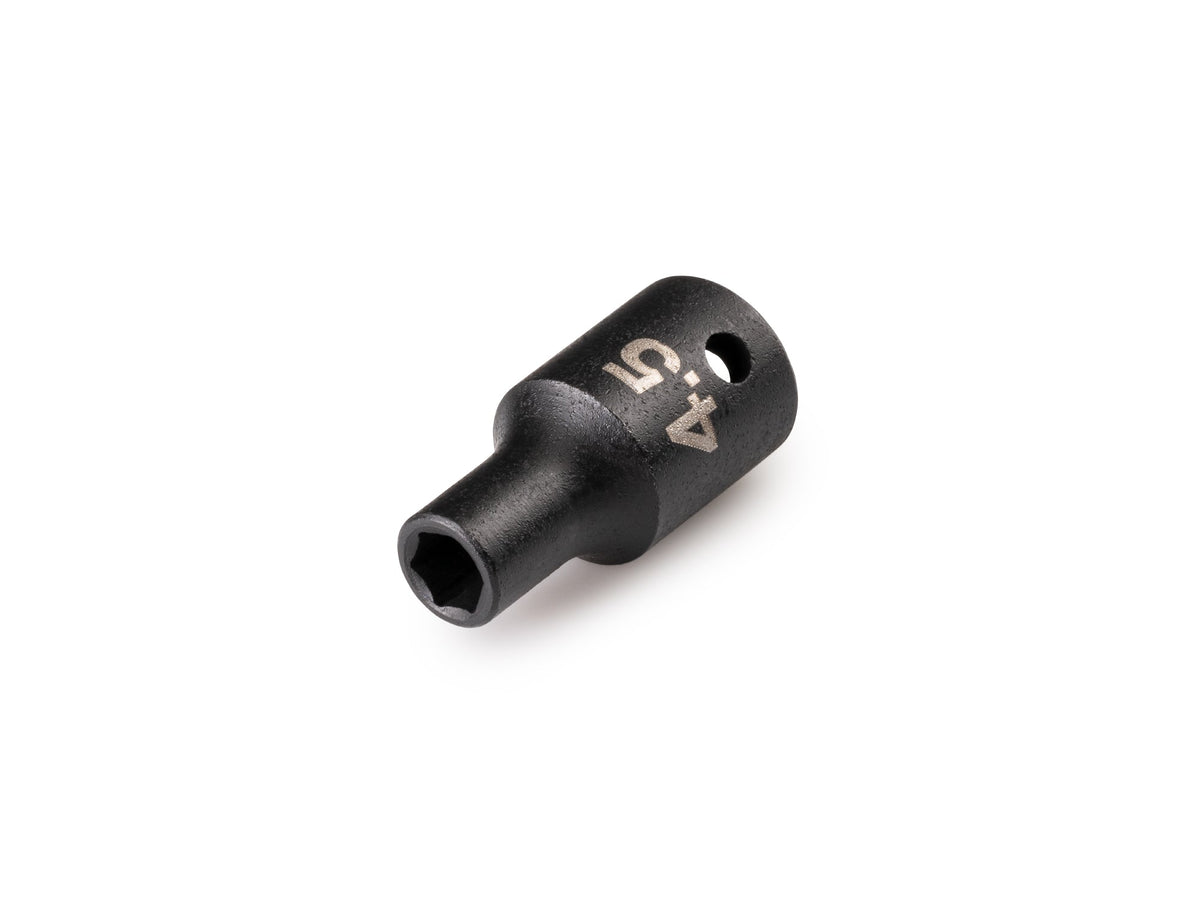 1/4 Inch Drive x 4.5 mm Shallow 6-Point Impact Socket