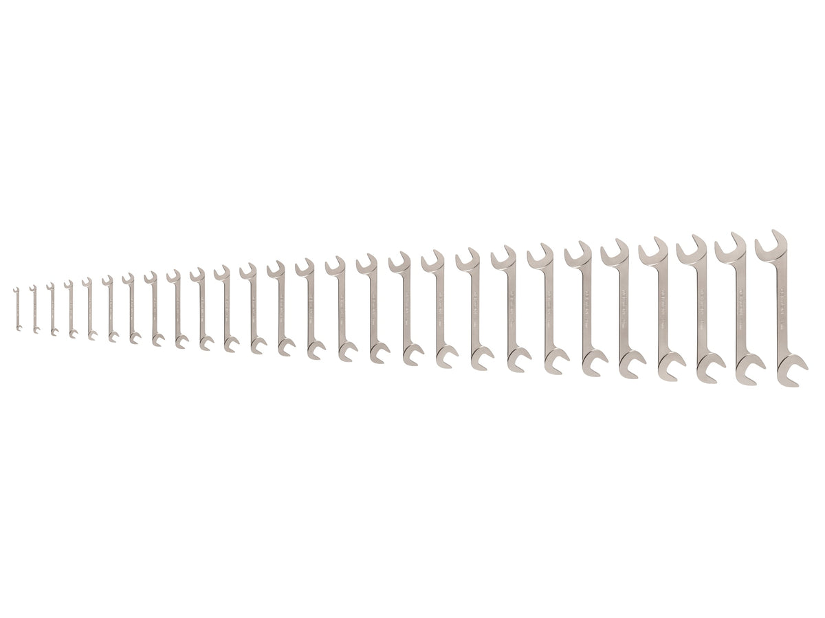 Angle Head Open End Wrench Set, 27-Piece (6-32 mm)
