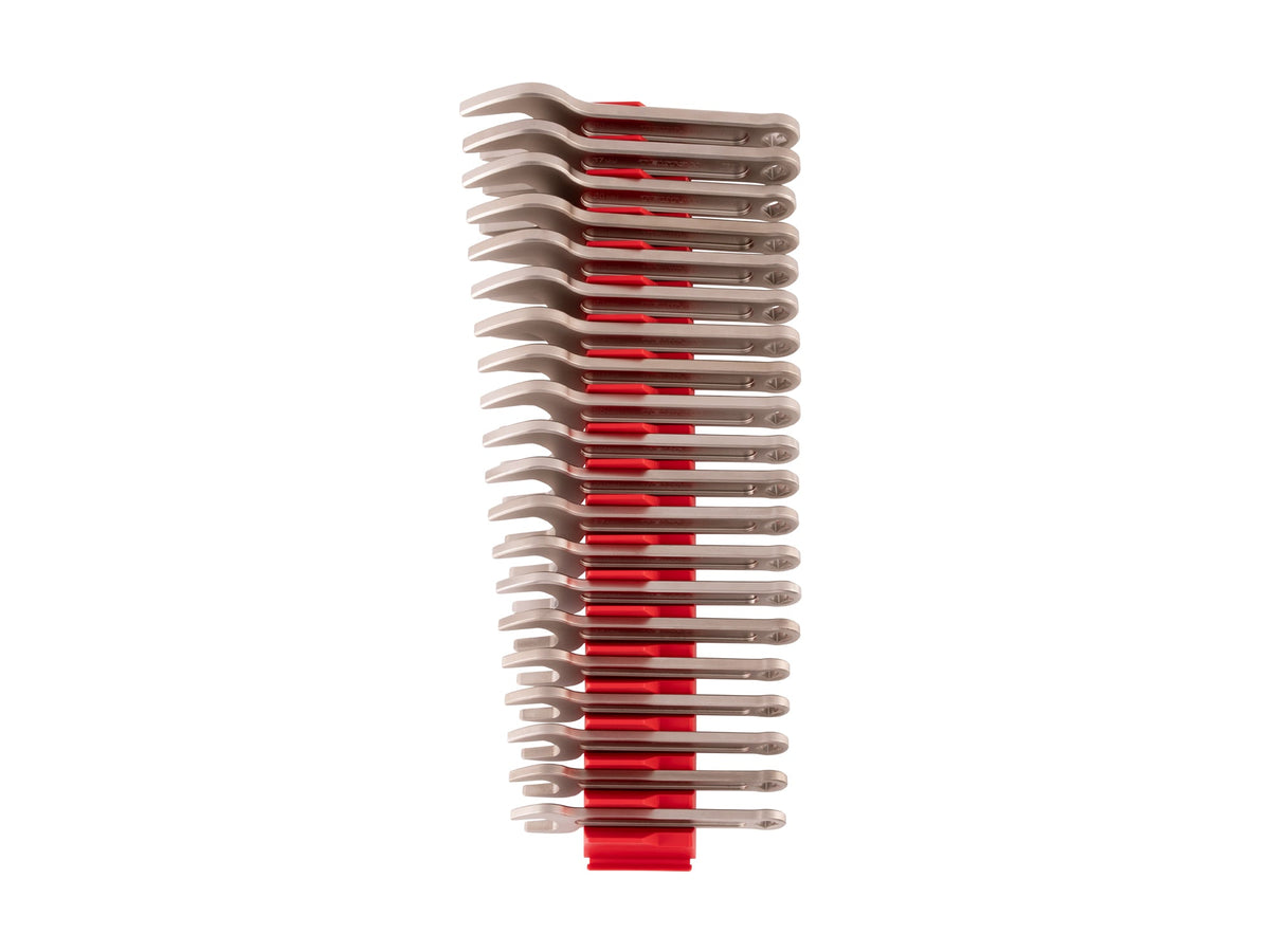 Service Wrench Set with Modular Organizers, 20-Piece (19 - 38 mm)