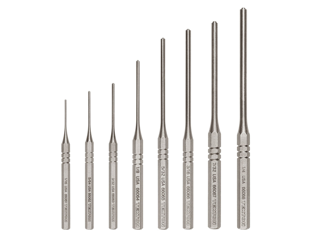 Roll Pin Punch Set, 8-Piece (1/16 - 1/4 in.)