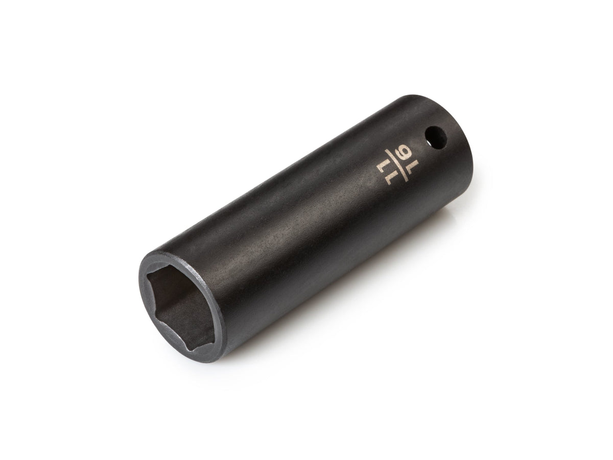 1/2 Inch Drive x 11/16 Inch Deep 6-Point Impact Socket