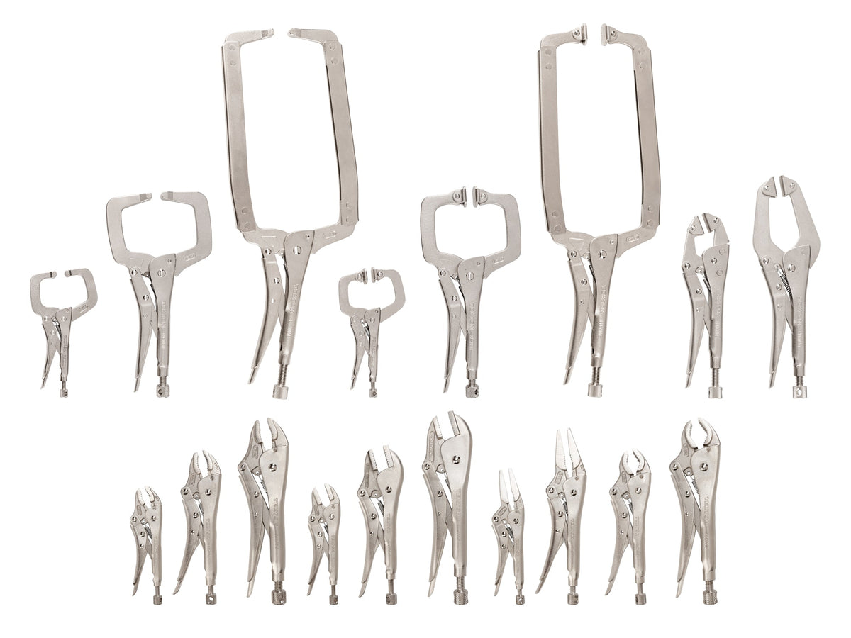 Locking Pliers and Clamps Set (18-Piece)