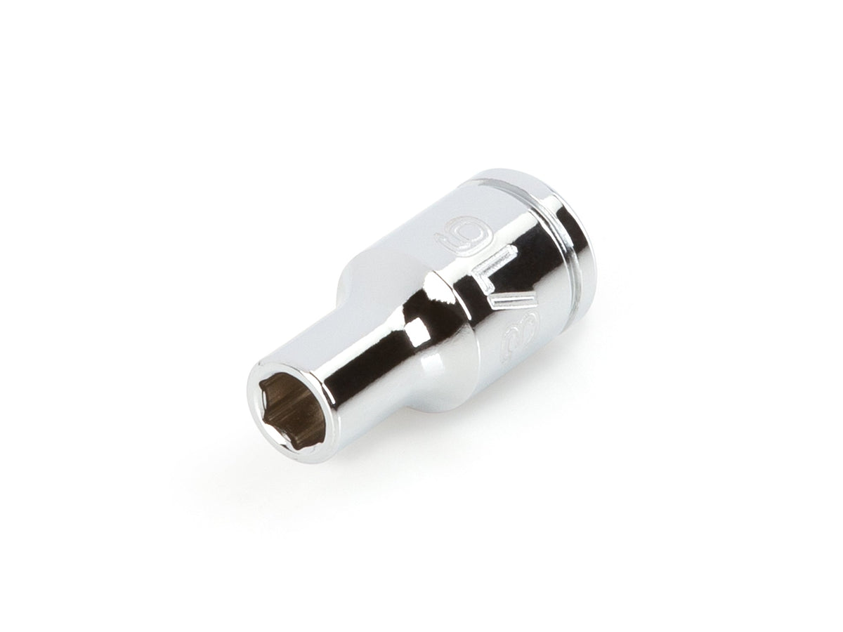 1/4 Inch Drive x 3/16 Inch Shallow 6-Point Socket