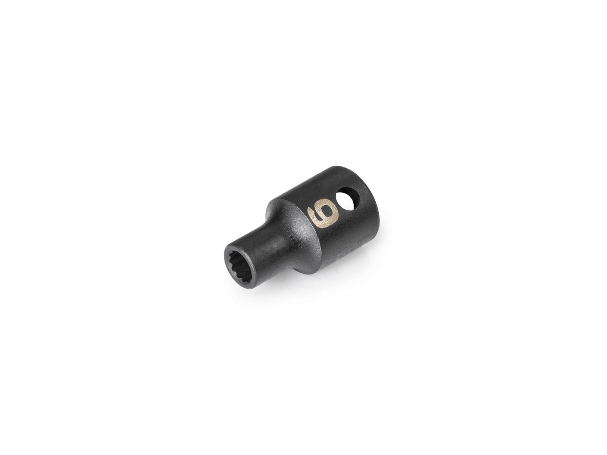 3/8 Inch Drive x 6 mm Shallow 12-Point Impact Socket
