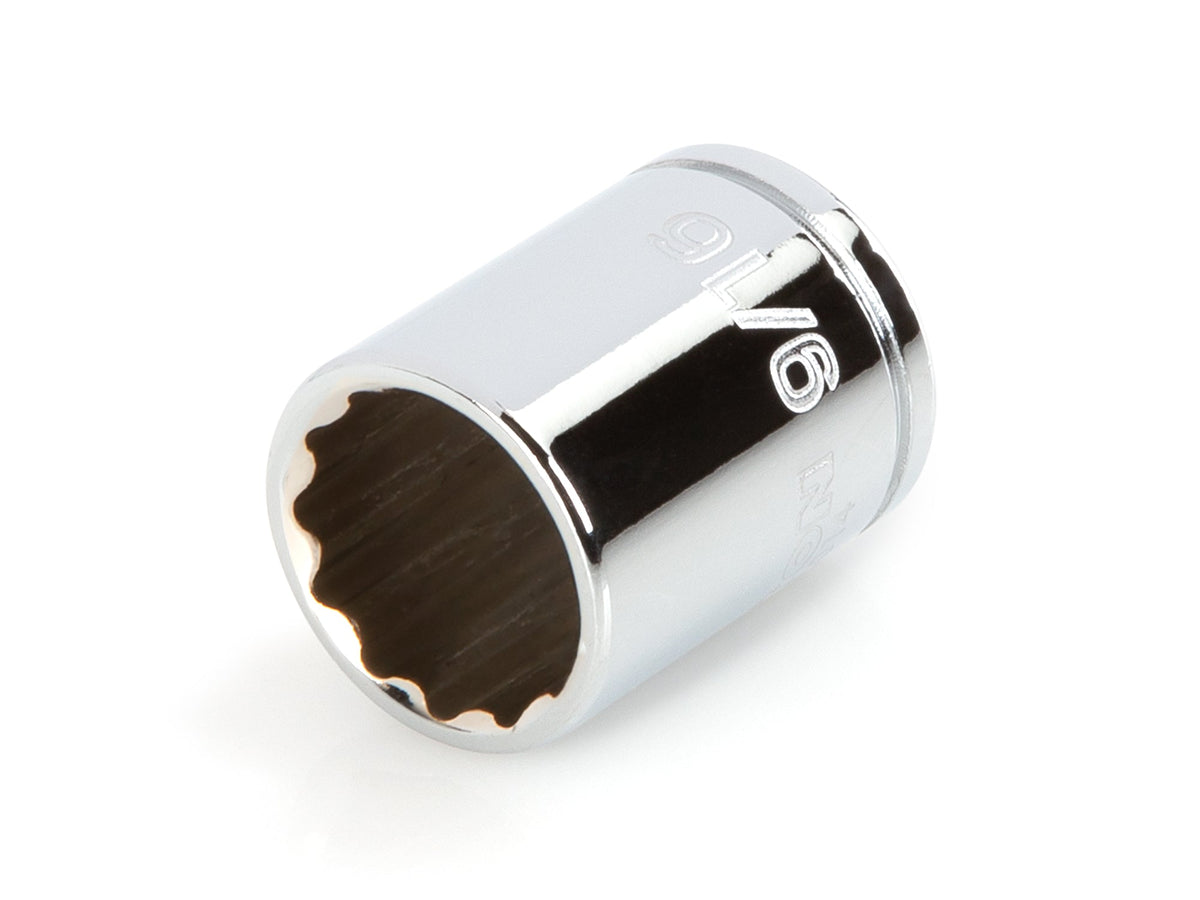 1/4 Inch Drive x 9/16 Inch Shallow 12-Point Socket