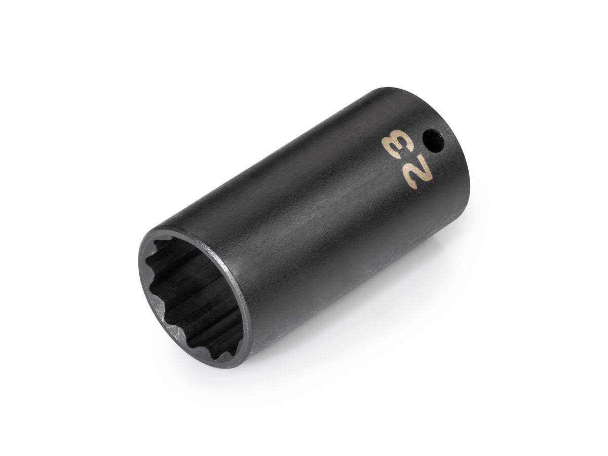 3/8 Inch Drive x 23 mm Deep 12-Point Impact Socket