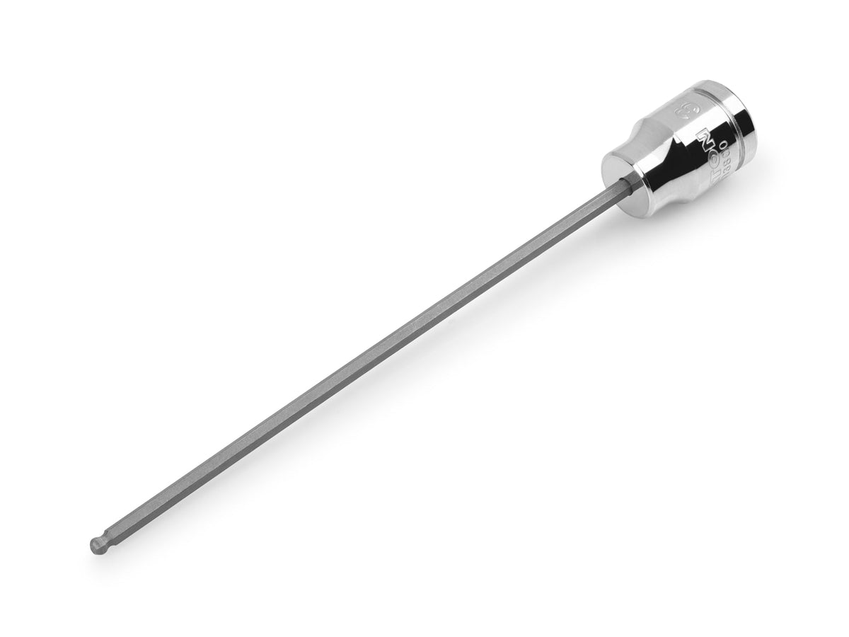 3/8 Inch Drive x 3 mm Long Ball End Hex Bit Socket