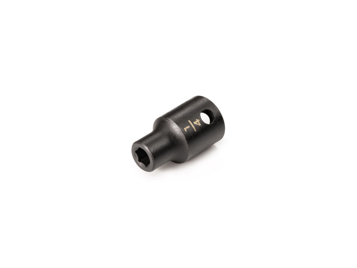 3/8 Inch Drive x 1/4 Inch Shallow 6-Point Impact Socket
