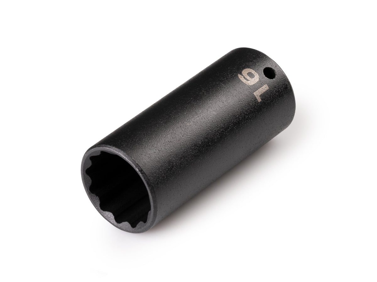 1/4 Inch Drive x 16 mm Deep 12-Point Impact Socket