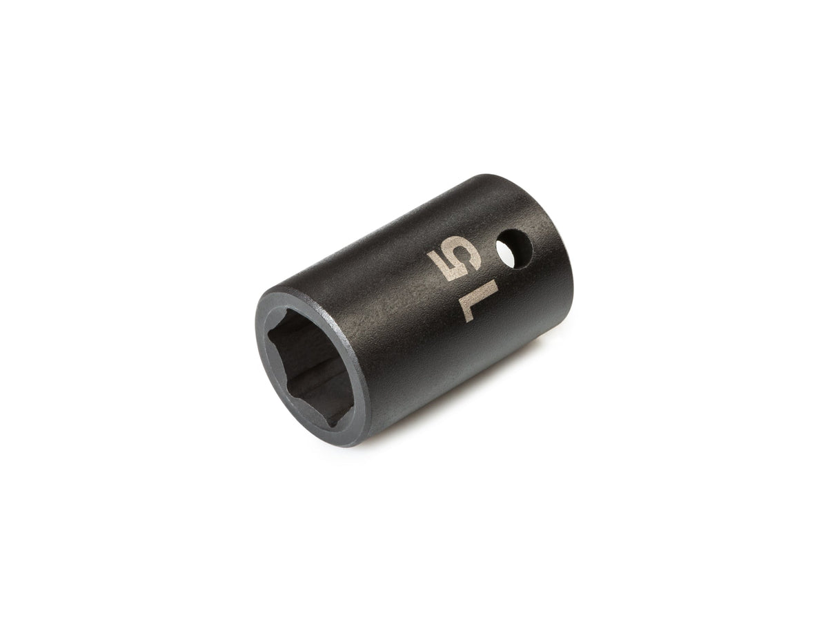 1/2 Inch Drive x 15 mm Shallow 6-Point Impact Socket