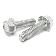 3/8-16x3/4" 18-8 Stainless Steel Serrated Hex Flange Bolts