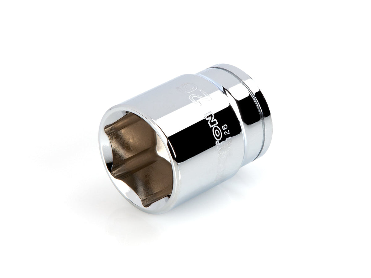 1/2 Inch Drive x 26 mm Shallow 6-Point Socket
