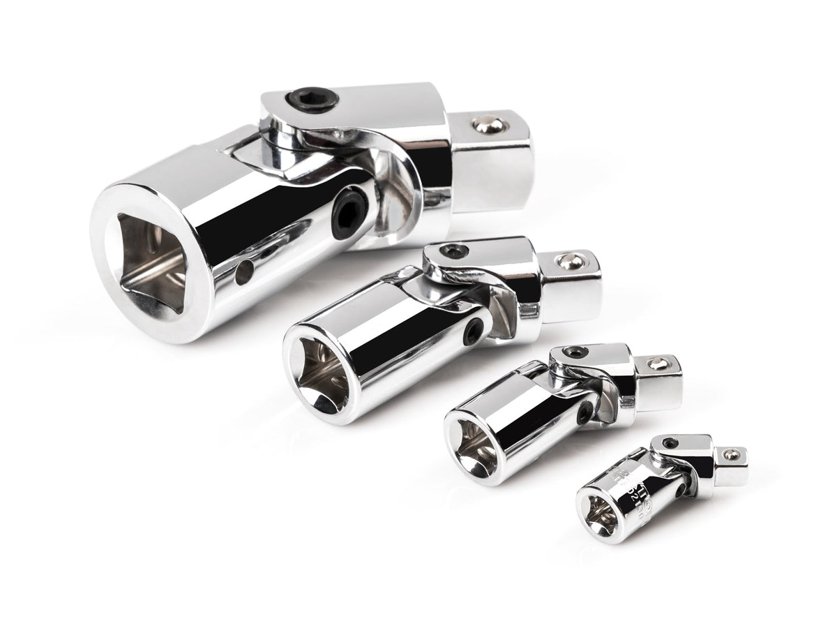 1/4, 3/8, 1/2, 3/4 Inch Drive Universal Joint Set (4-Piece)
