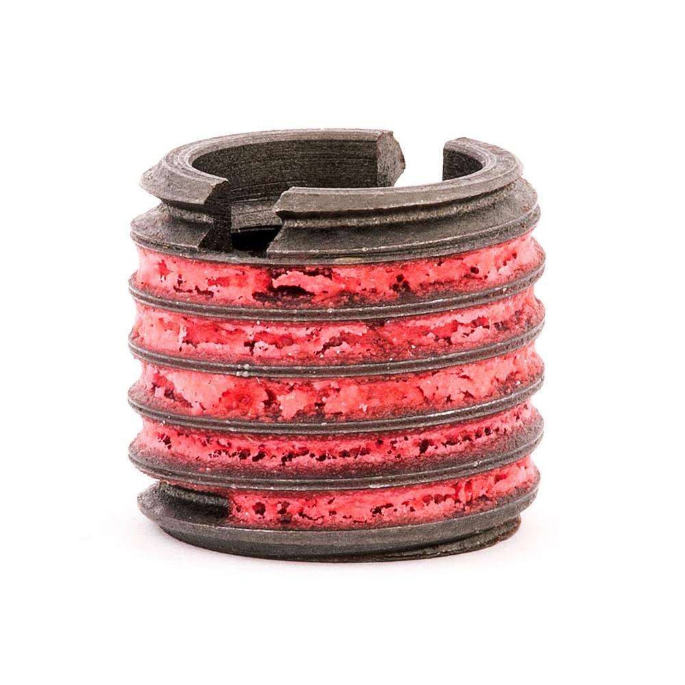 M12-1.75 x M16-2.0 Carbon Steel Standard Wall Thread Insert for Metal w/ Red Loctite