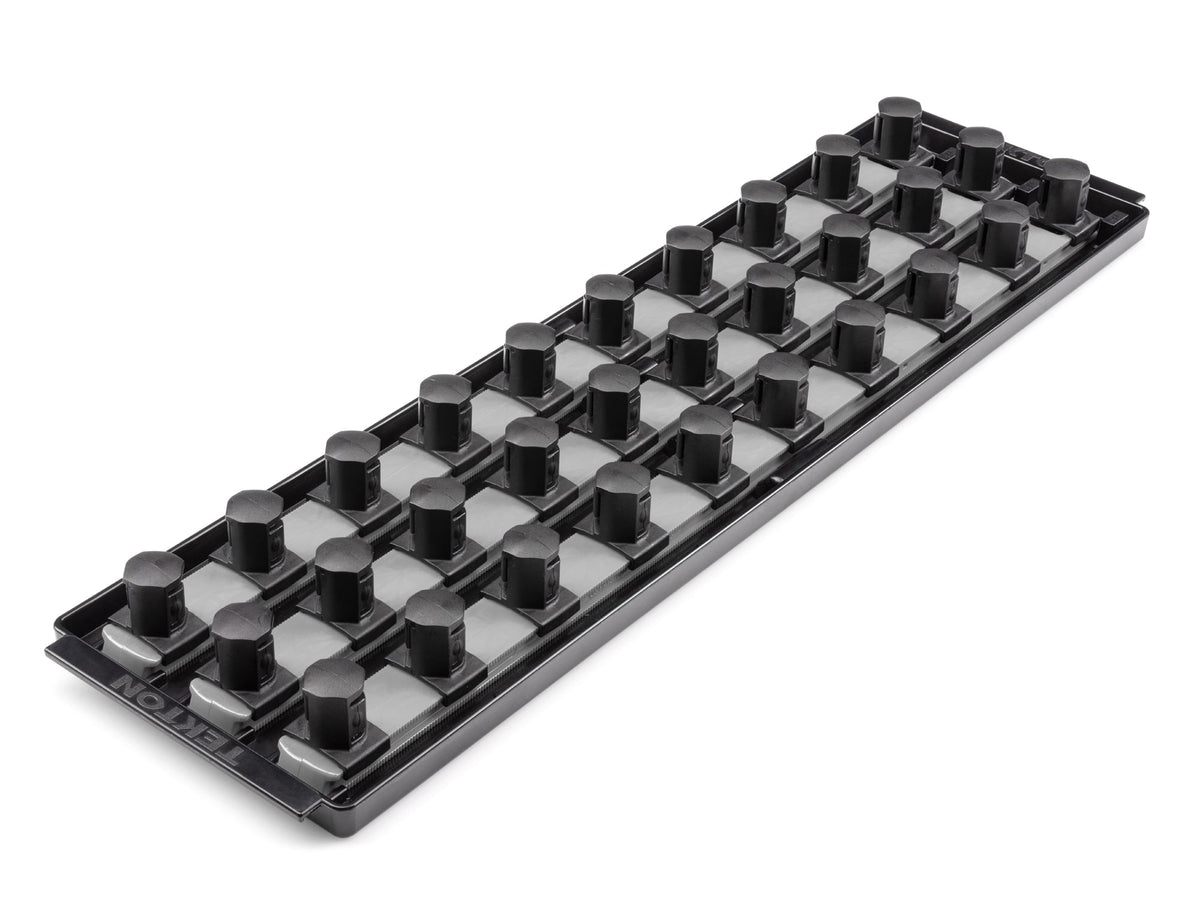 3/4 Inch Drive 3-Rail Socket Organizer Set, Gray (30-Tool)