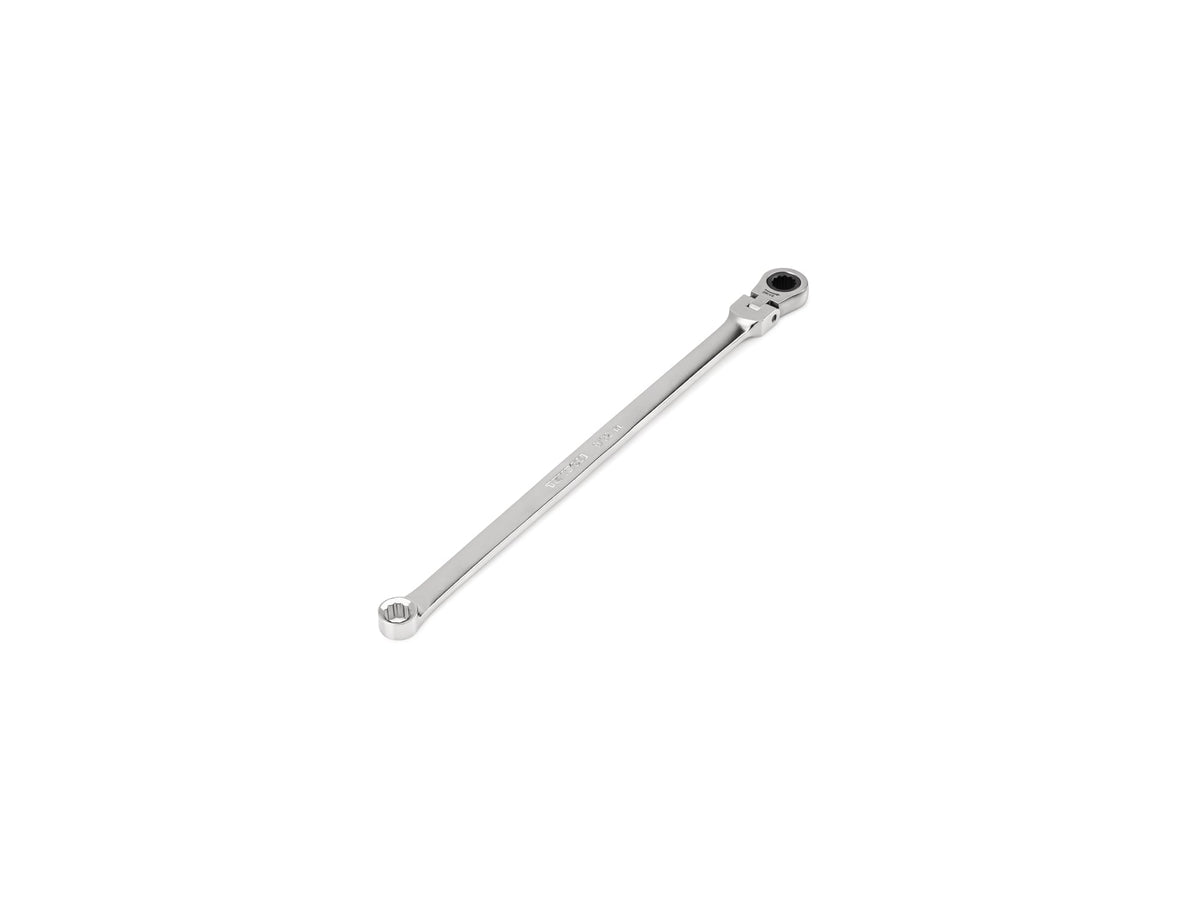 9/32 Inch Long Fixed/Flex Head 12-Point Ratcheting Box End Wrench