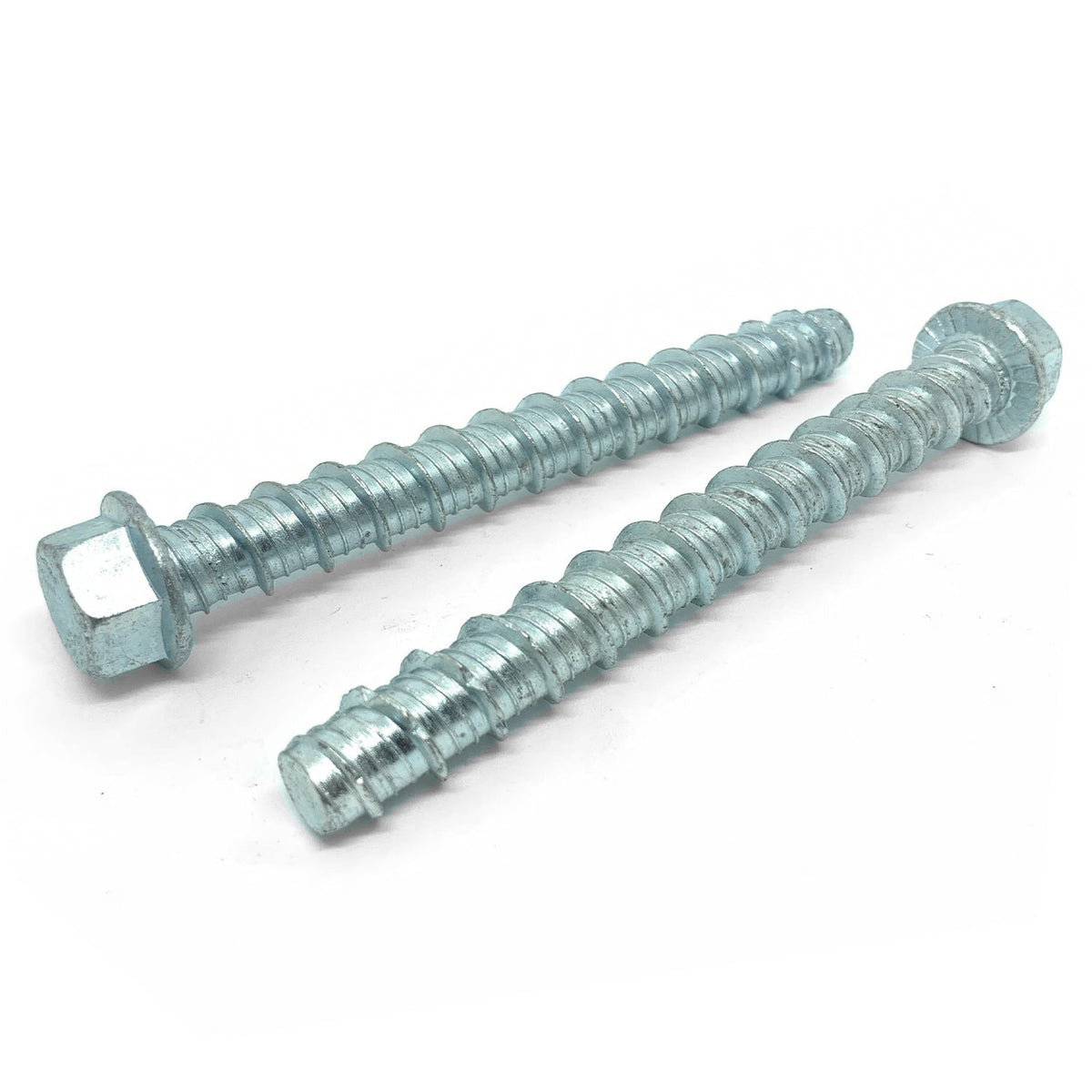 5/8x5" Tapking Heavy Duty Hex Washer Concrete Screws Zinc