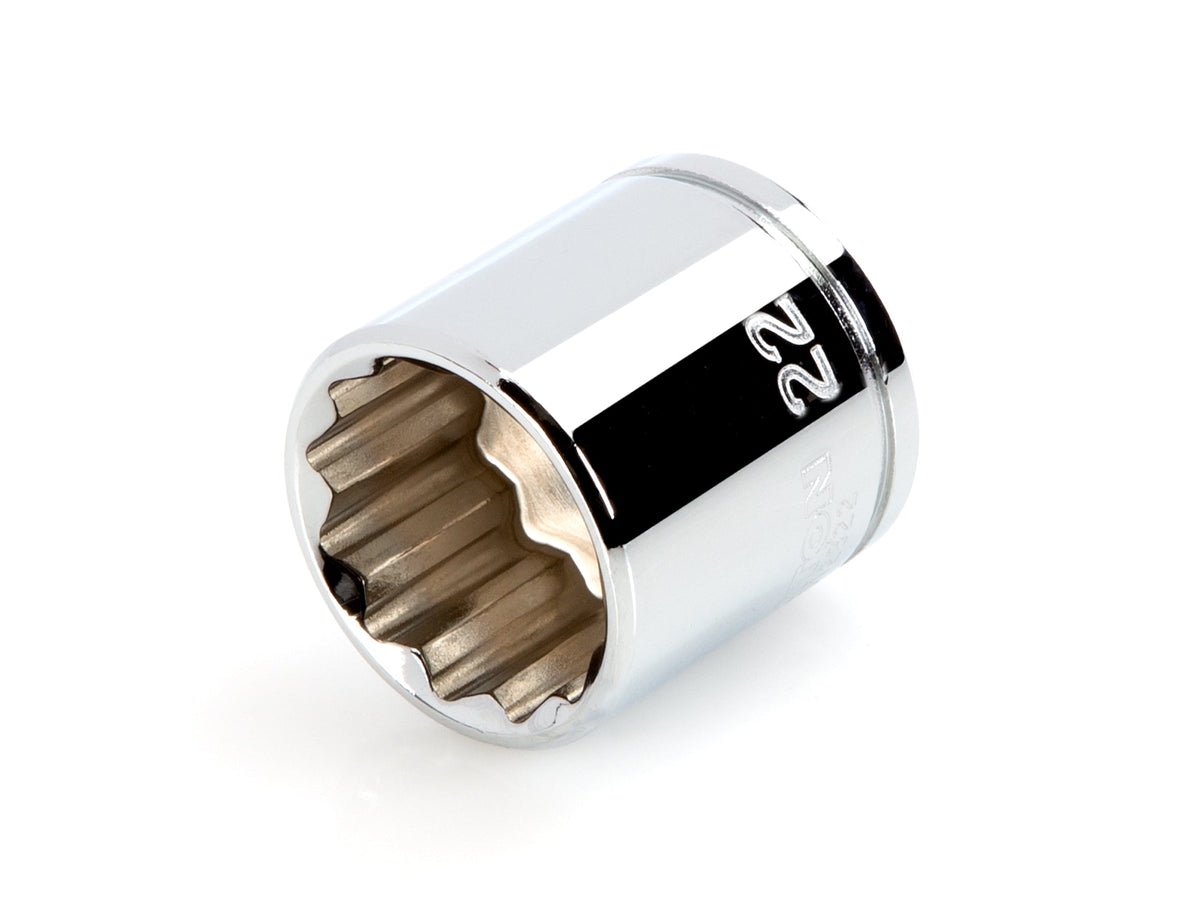 3/8 Inch Drive x 22 mm Shallow 12-Point Socket