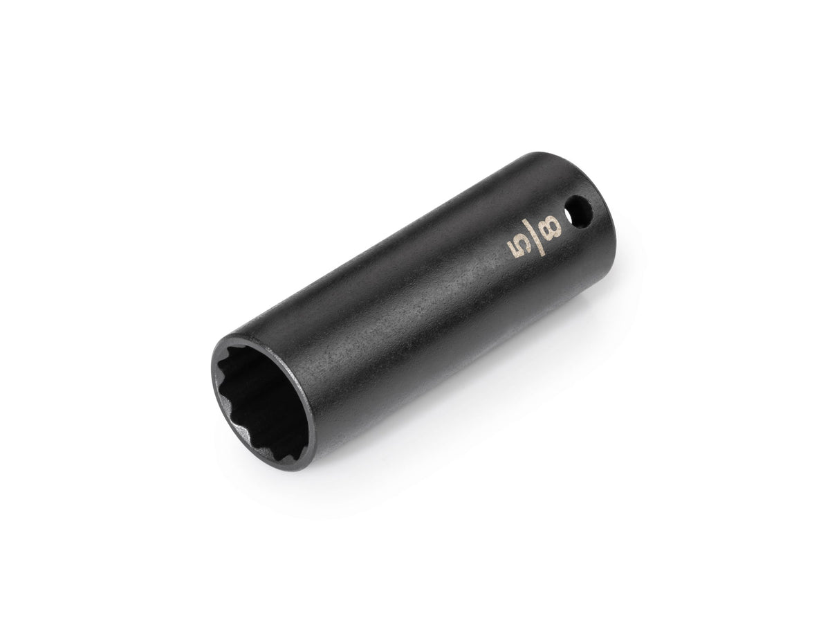 3/8 Inch Drive x 5/8 Inch Deep 12-Point Impact Socket