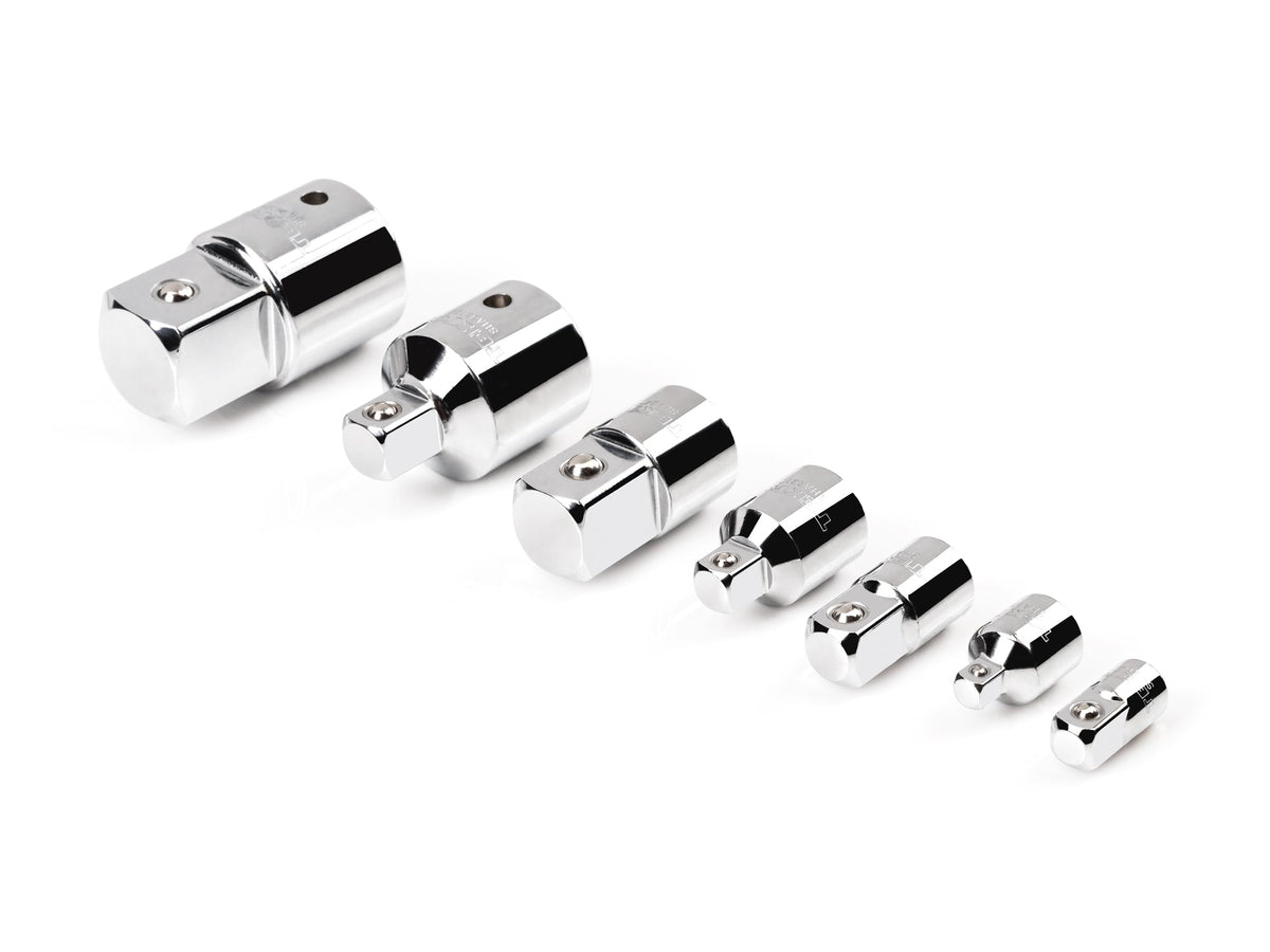 1/4, 3/8, 1/2, 3/4 Inch Drive Adapter/Reducer Set (7-Piece)