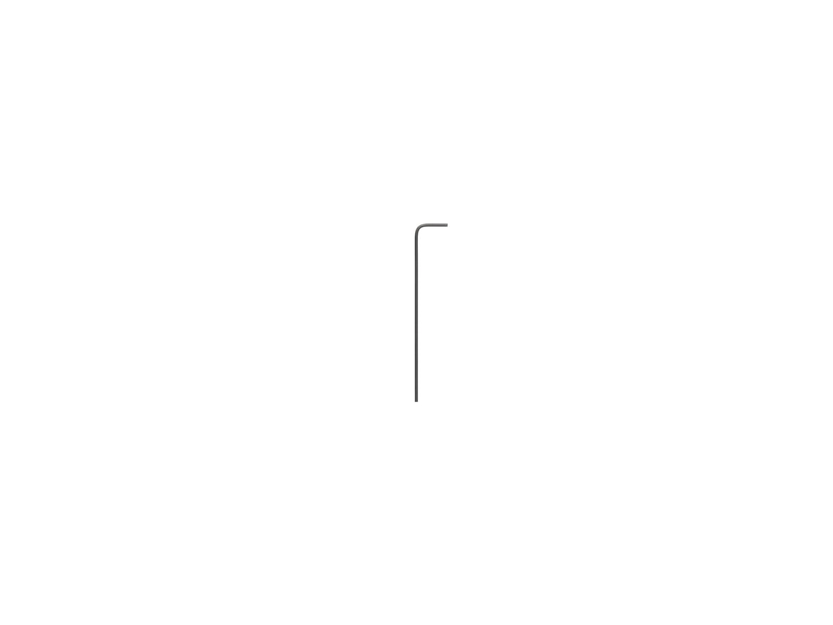 0.050 Inch Flat End Hex L-Key