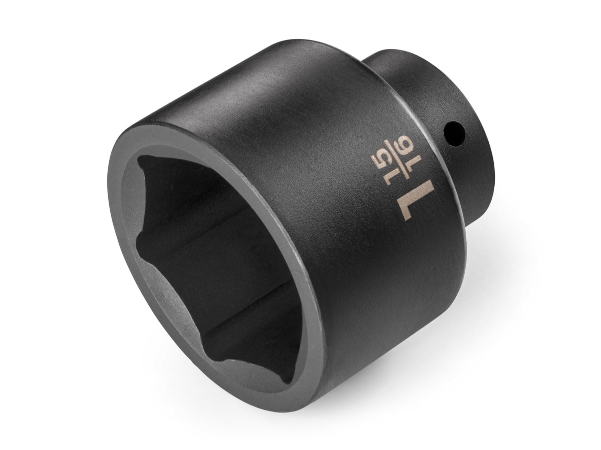 1/2 Inch Drive x 1-15/16 Inch Shallow 6-Point Impact Socket