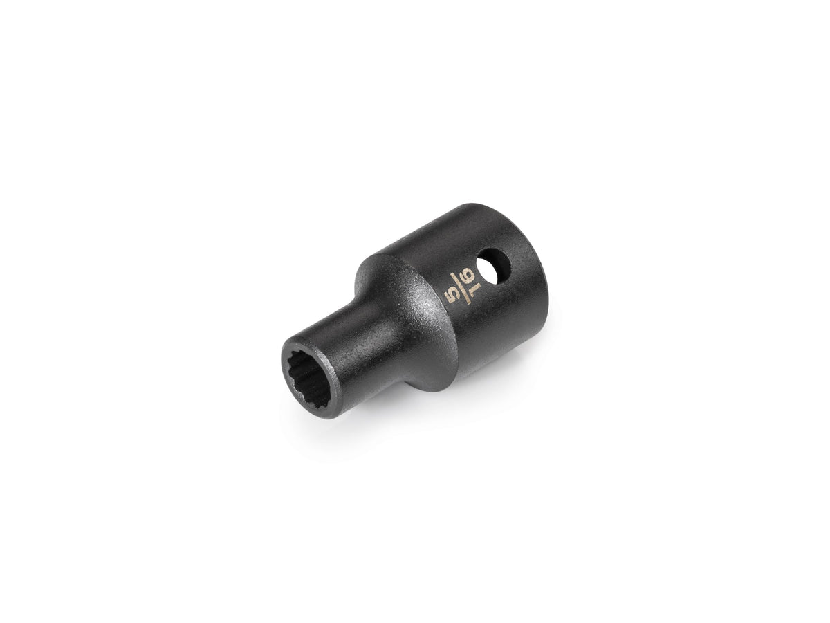 1/2 Inch Drive x 5/16 Inch Shallow 12-Point Impact Socket