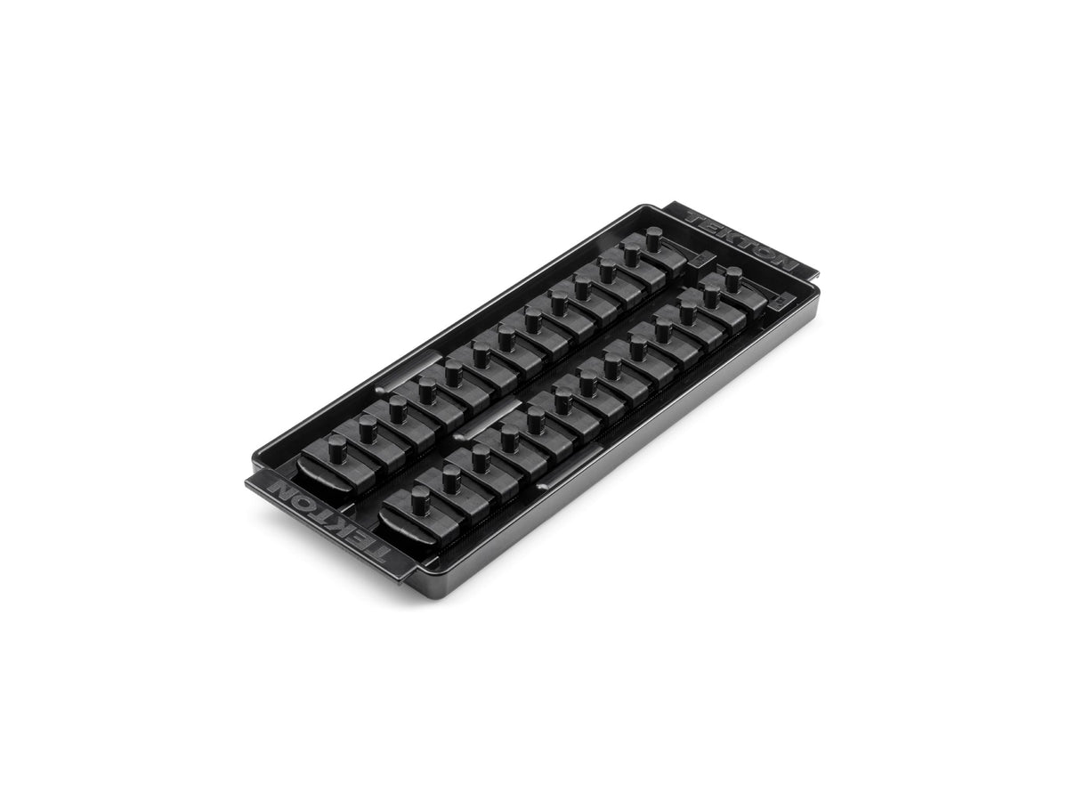 1/4 Inch Drive 2-Rail Socket Organizer Set, Black (26-Tool)