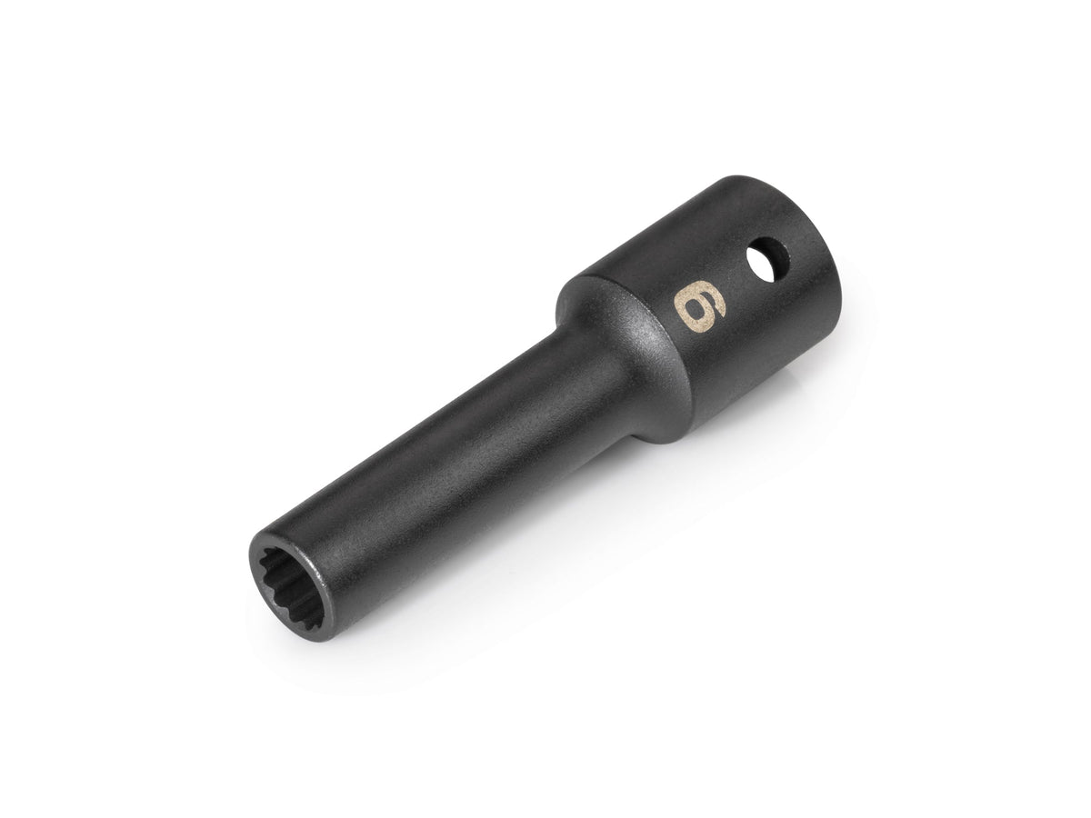 1/2 Inch Drive x 9 mm Deep 12-Point Impact Socket