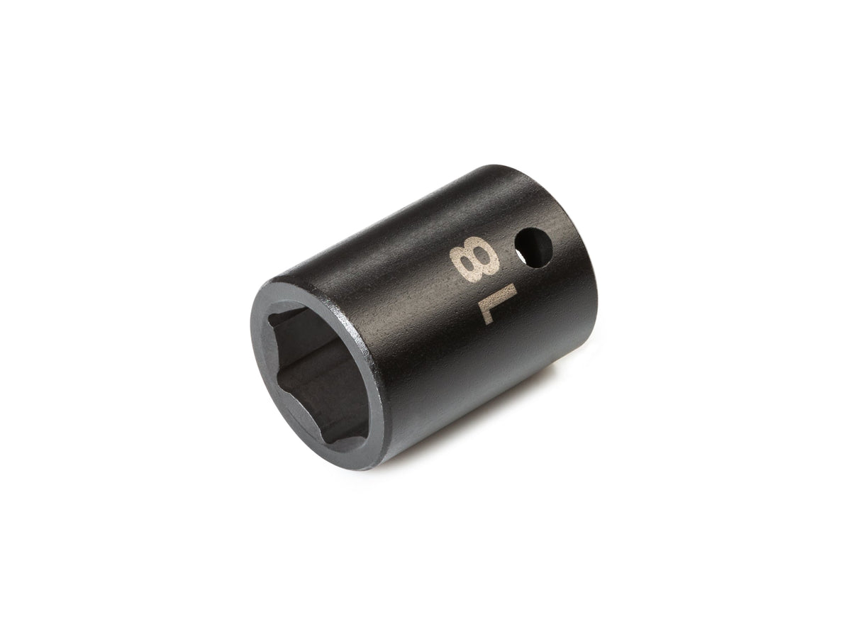 1/2 Inch Drive x 18 mm Shallow 6-Point Impact Socket