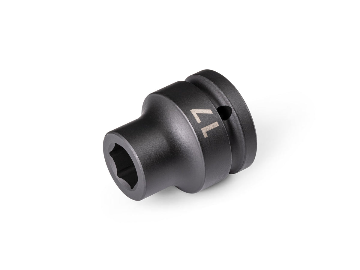 3/4 Inch Drive x 17 mm Shallow 6-Point Impact Socket