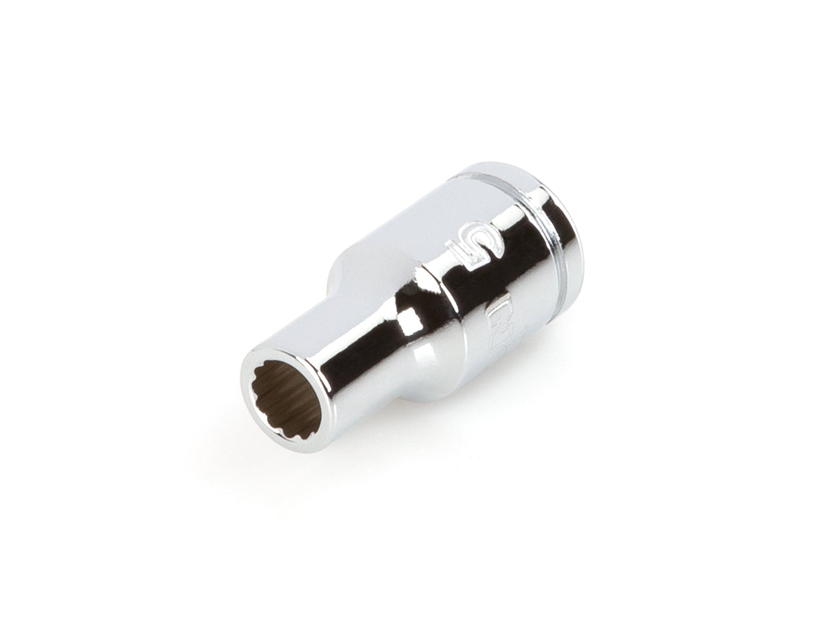 1/4 Inch Drive x 5 mm Shallow 12-Point Socket