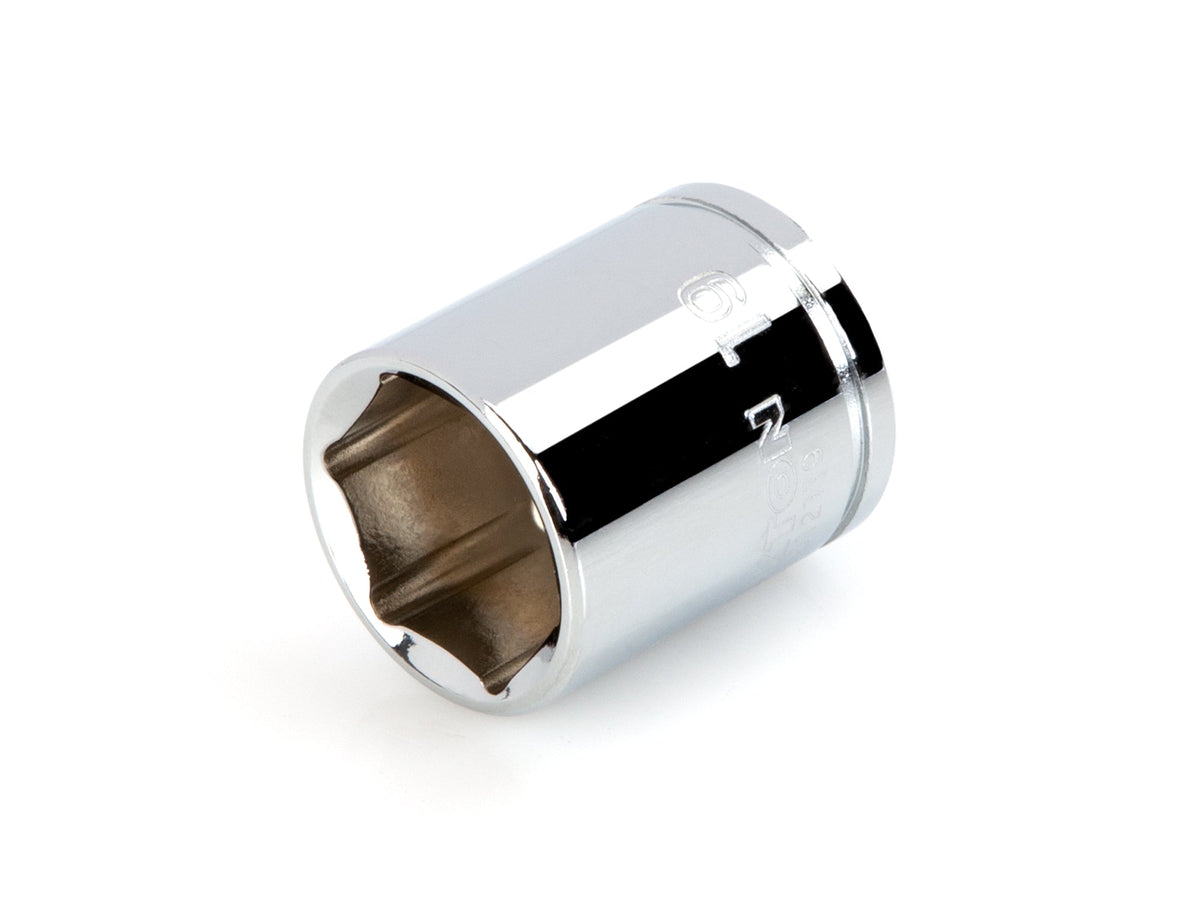 3/8 Inch Drive x 19 mm Shallow 6-Point Socket