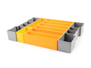 Organizer Bin Set for Shallow Stacking Tool Box, L-BOXX 1 (10-Piece)