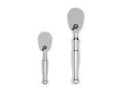 1/4, 3/8 Inch Drive Non-Quick-Release Stubby Ratchet Set, 2-Piece (3, 4-1/2 in.)